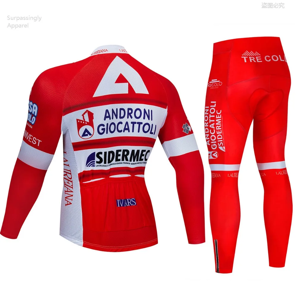 2019 Racing Team ANDR Cycling Jersey Set Autumn Spring Long Sleeve Bib Pant High Quality Clothing 16D Gel | Спорт и развлечения