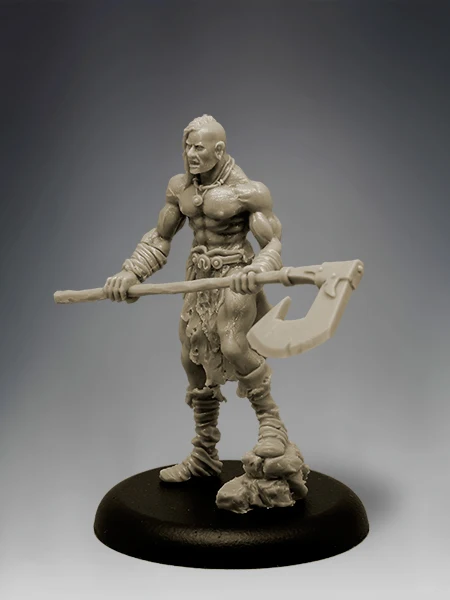 [Loong Way Miniatures] Черное Солнце миниатюры Solrak the Savage 35 мм Полимерная миниатюра