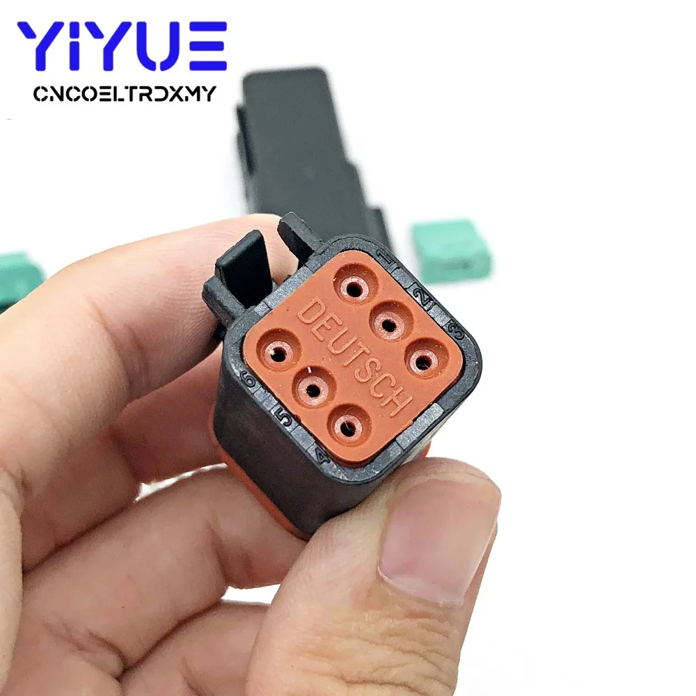 10 комплектов 6 Pin Женский Мужской DT DT06 6S DT04 6P черный автомобиль скорость