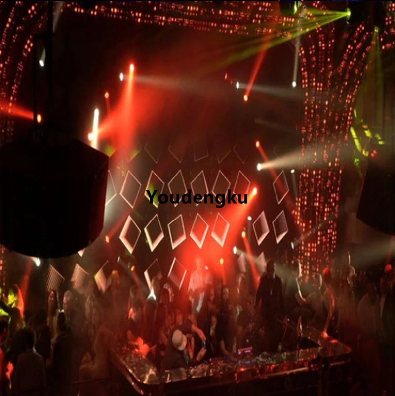 Профессиональная сценическая Дискотека DJ RGB полноцветная P5 64x64 пикселей точечная