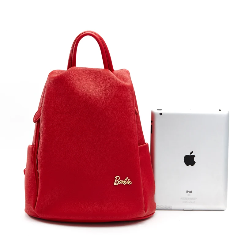 Barbie Женский Рюкзак красный искусственной кожи кожаные женские модные сумки