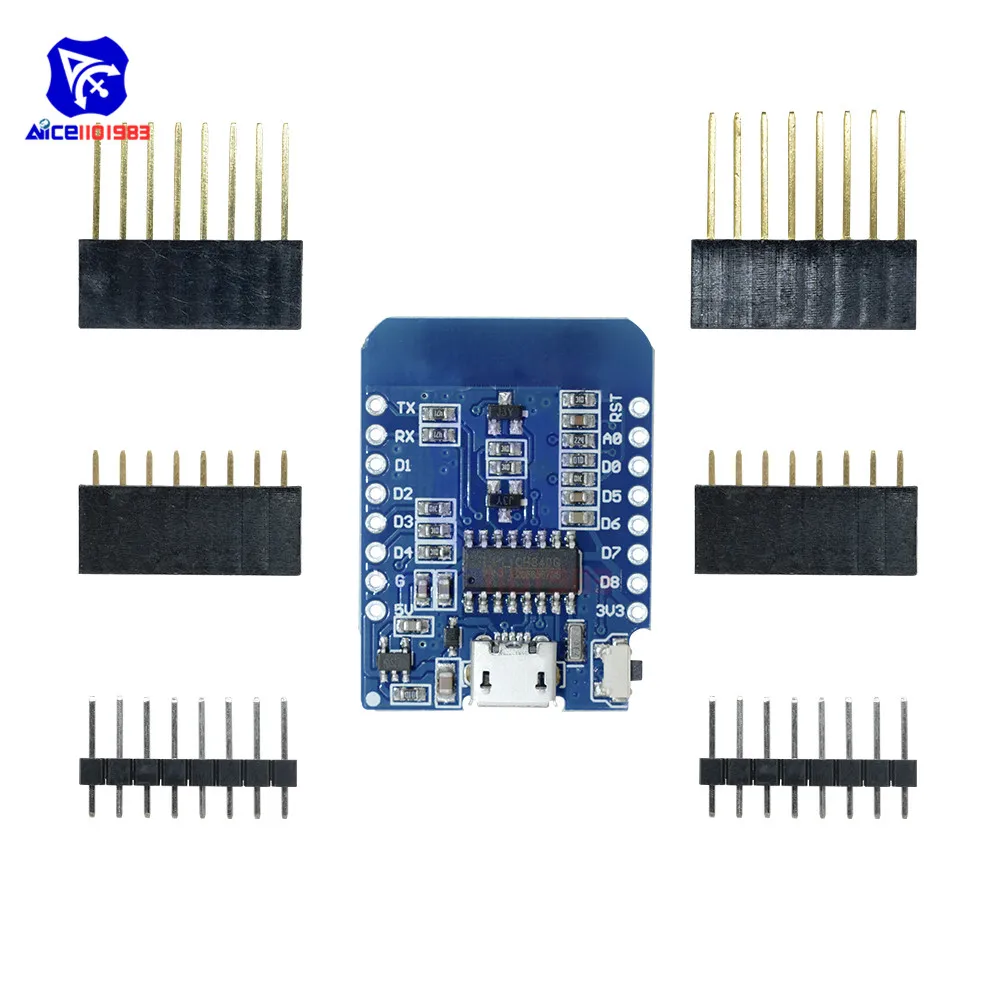 ESP8266 ESP-12 ESP-12F CH340G CH340 Micro USB для Arduino WeMos D1 Mini wifi макетная плата D1 Mini NodeMCU V2 IOT плата 3,3 В
