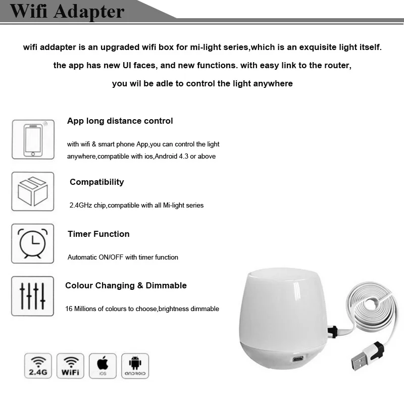 Умная лампа с регулируемой яркостью RGB + CCT изменение цвета|led downlight|led downlight lampdownlight