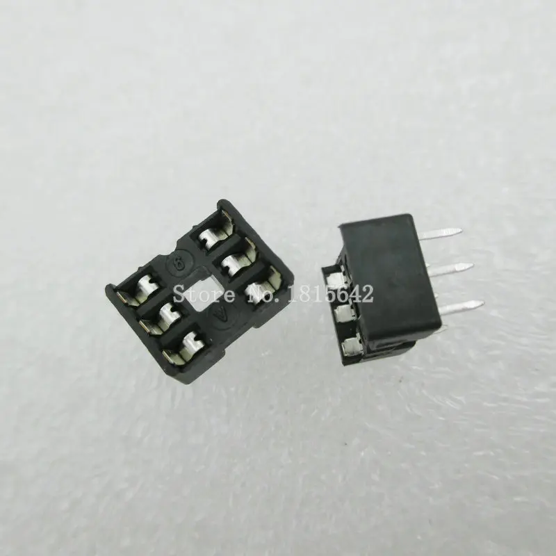 

20PCS/LOT 6 Pin DIP SIP IC Sockets Adaptor Solder Type Narrow ic socket