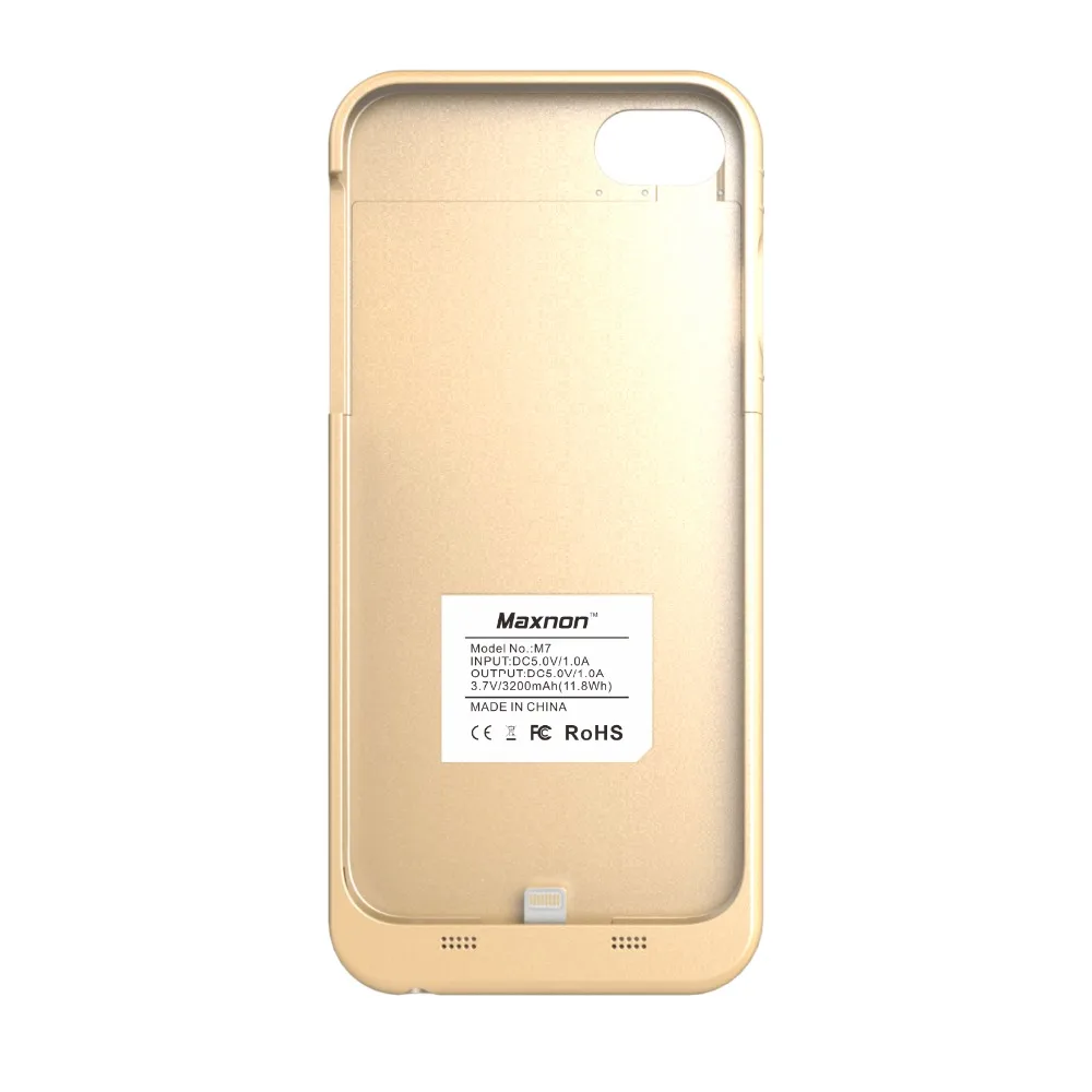 

Power bank for iphone7 plus 4000mah battery charger case for Iphone 7 8 3200mAh Battery case for 7 Plus power bank cases