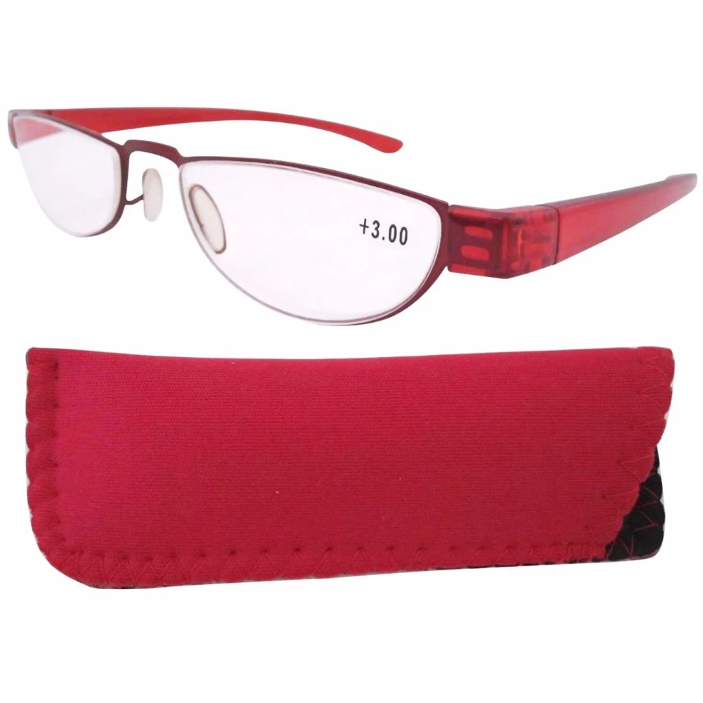 R11003 окуляр из нержавеющей стали оправа обода пластиковые руки женские очки для