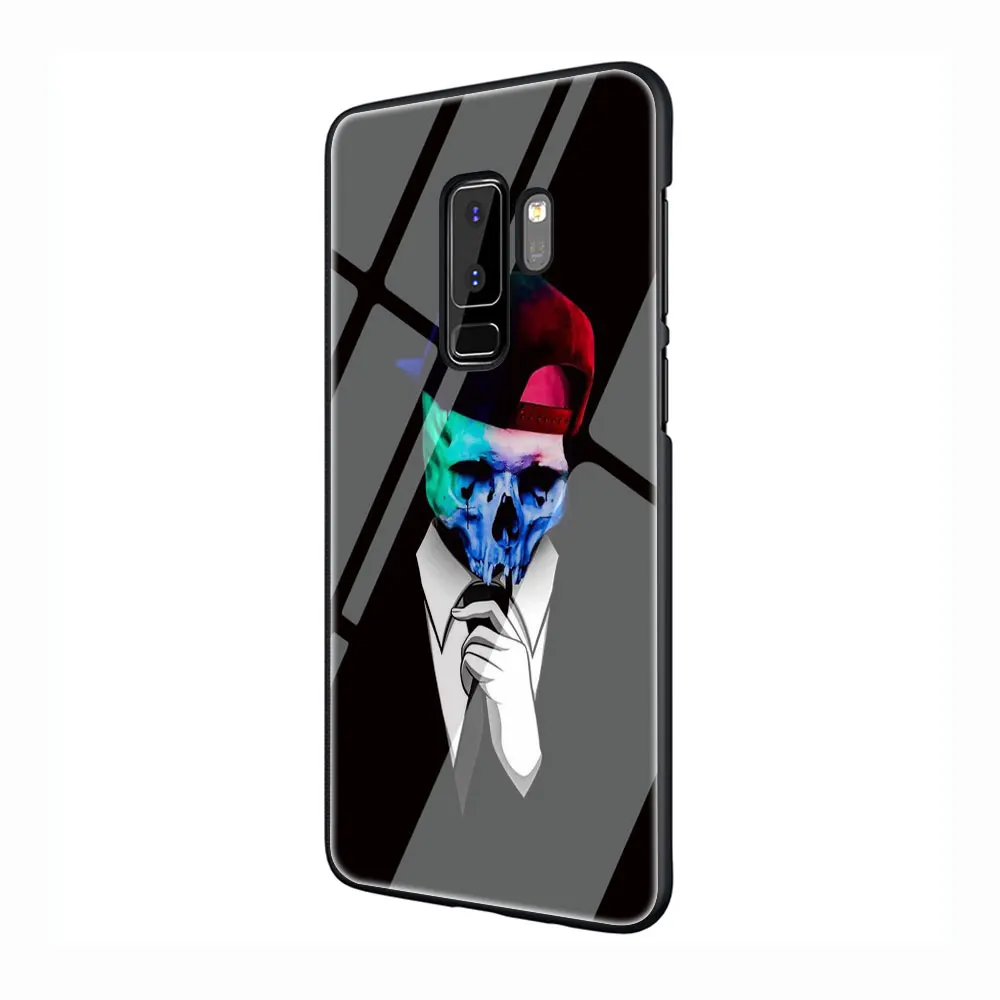 G2 Черный чехол из закаленного стекла ТПУ для Galaxy S7 Edge S8 S9 S10 Plus Note 8 9 10 A10 20 30 40 50 60 - Цвет: G2