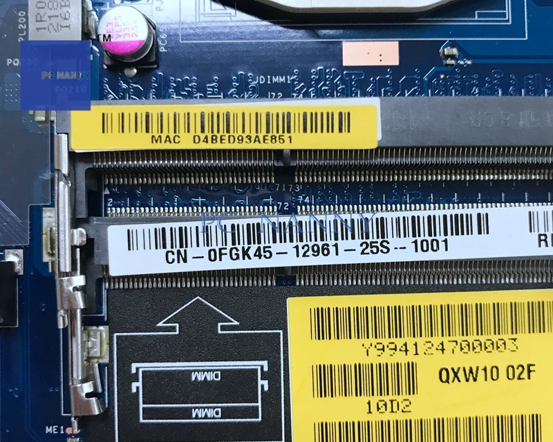 Материнская плата PCNANNY FGK45 0FGK45 QXW10 LA-7904P для материнской платы ноутбука DELL Latitude E5530 |