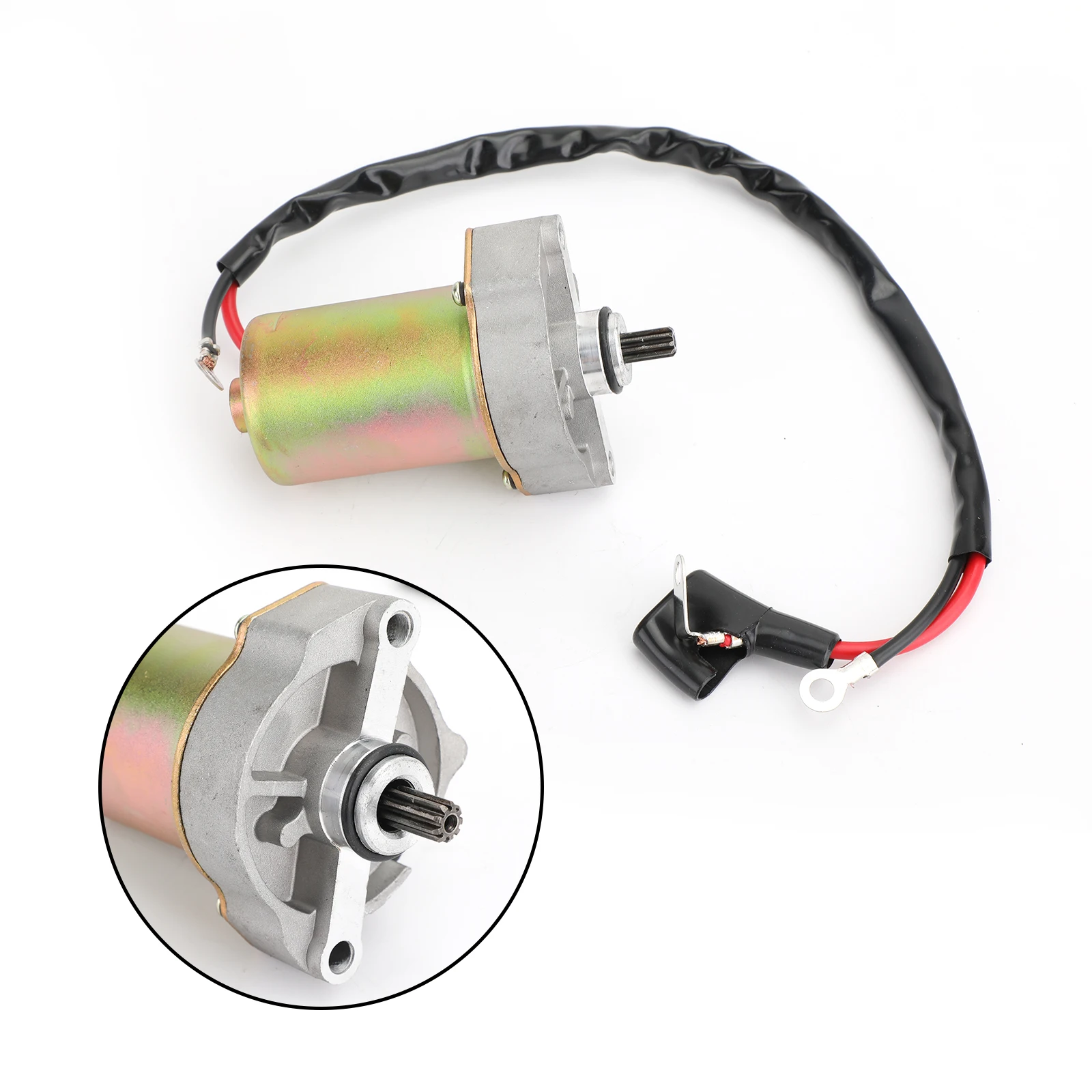 Стартовый двигатель для Yamaha YFM90R RAPTOR 90 2009-2013 90cc 43D-H1800-00 99999-04128 | Автомобили и