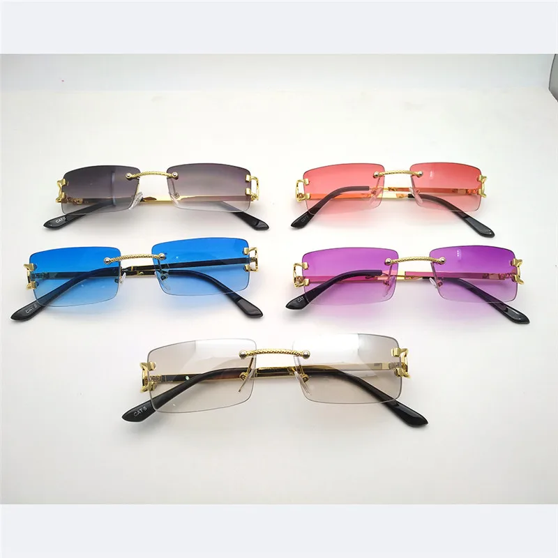 Солнцезащитные очки для мужчин и женщин SOL-де-Оро прямоугольные бескаркасные с