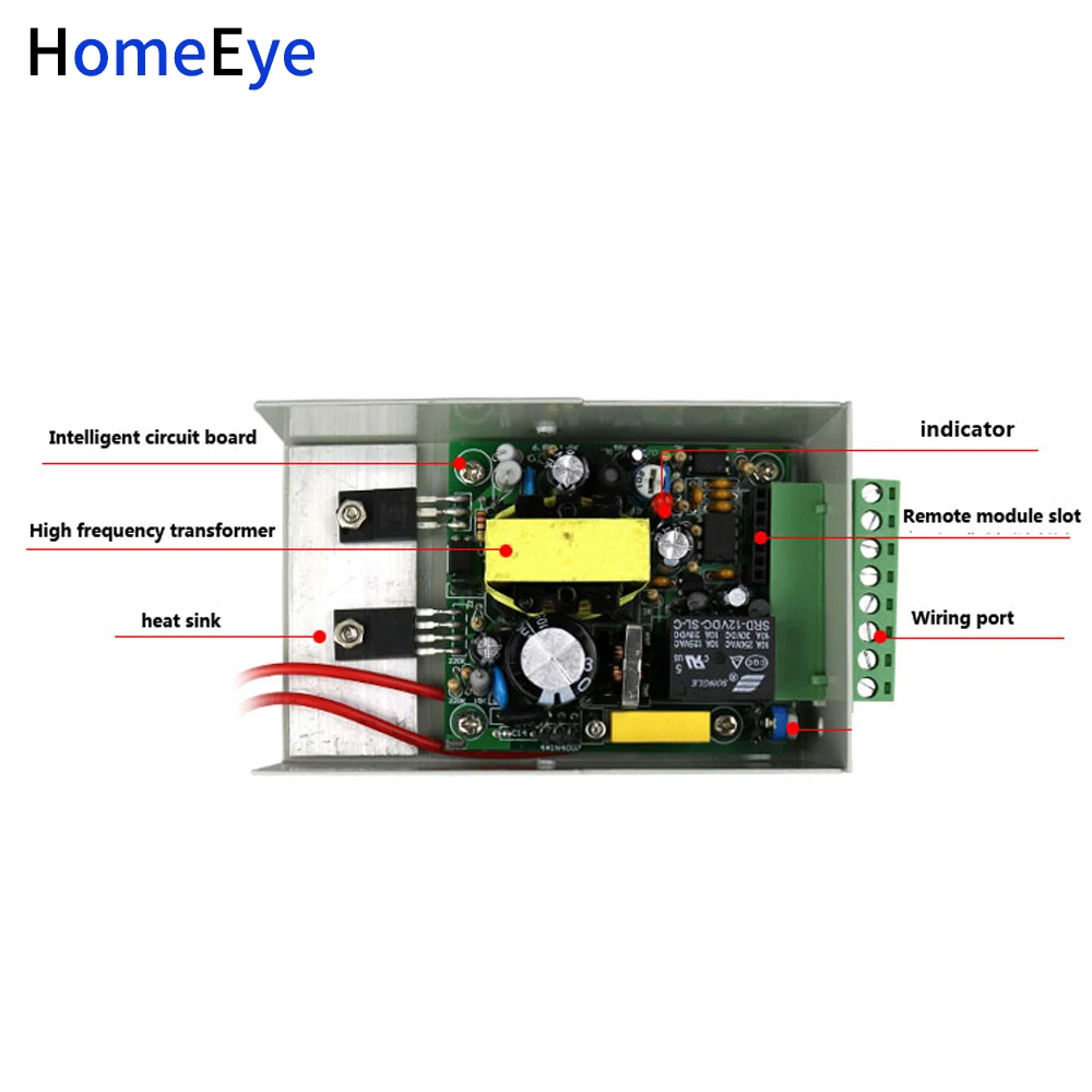 Переключатель источника питания HomeEye переменный ток 100-260 В постоянный 12 3 А для