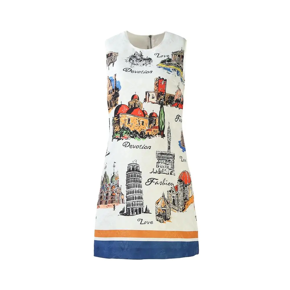 Новые модные дизайнерские Для женщин сезон: весна–лето Высокое качество платье