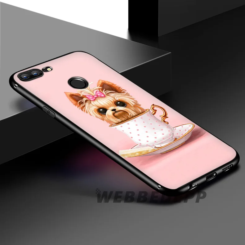 WEBBEDEPP Yorkshire terrier dog Fashion Soft Case For Huawei P20 Pro P10 P9 P8 Lite 2015 2017 P Smart 2019 &amp Nova 3 3i Y7 Y92018 |