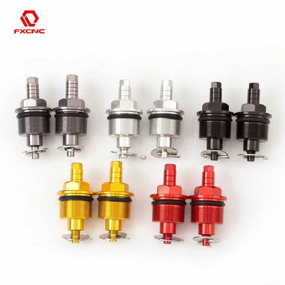 FX CNC 31MM Motorcycle Preload Adjusters Fork Bolts Fits For Showa 31mm Conventional Forks Motorcycles Accessories | Автомобили и