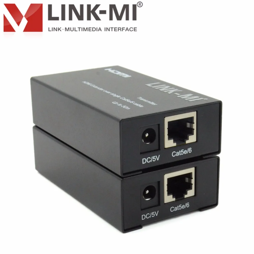 HDMI удлинитель 50 м передатчик и приемник через один UTP кабель Поддержка 3D 1080p с