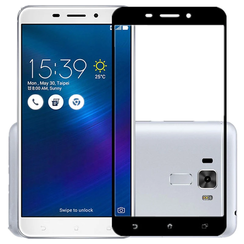Закаленное стекло Для ZenFone 3 Laser ZC551KL полное покрытие защитная пленка для экрана Asus