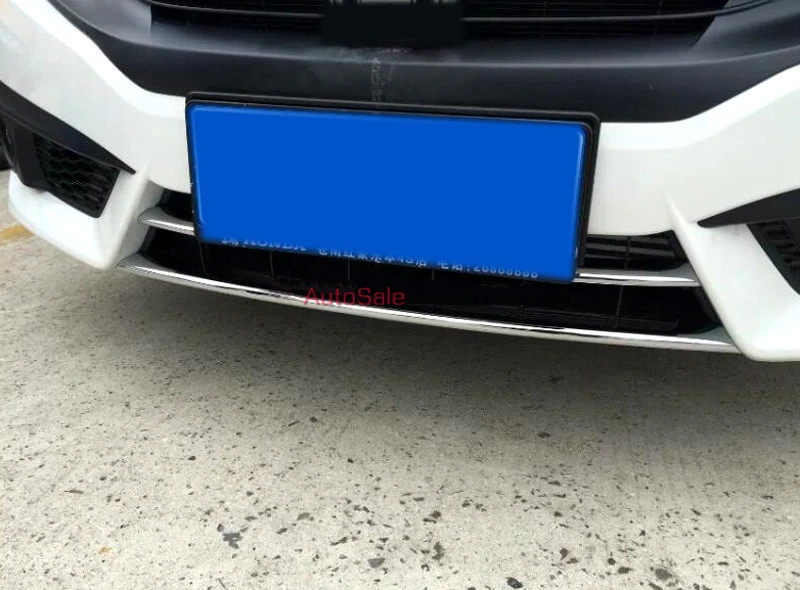 Передний бампер для Honda Civic 10 поколения 4dr Sedan ABS из Хромированного Пластика Нижняя