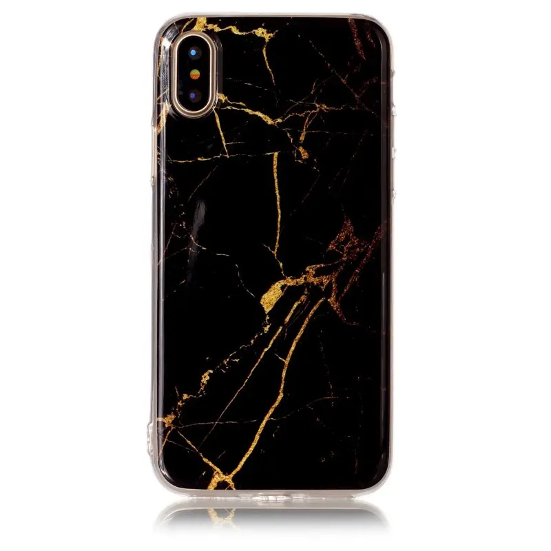 Phone Case for iPhone X Silicon Back Cover iPhoneX Soft Marble Granite Flower Mobile Cases Coque Apple iPhon Shell Gel |
