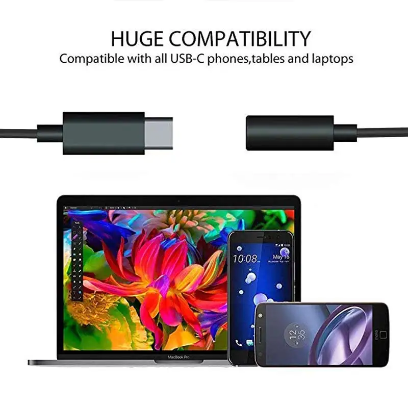 Адаптер для наушников переходник Aux с USB Type C на 3 5 мм Google Pixel 2/XL/Pixel 3/XL/Pad Pro/Samsung S10
