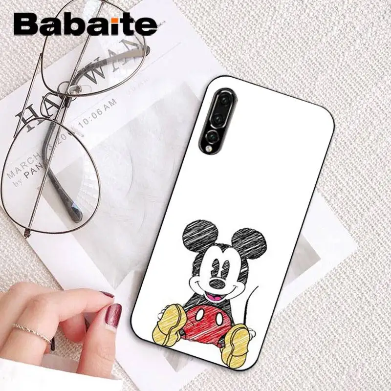 Babaite уши Микки Мауса ТПУ Мягкий силиконовый чехол для телефона для huawei P10 Plus Mate10 Mate20 Pro 10Lite P20 Pro Honor10 View 10