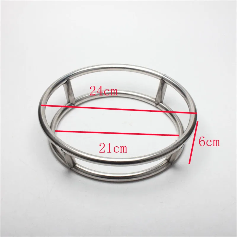 24cm Подставка для wok, Песочная полка для wok, кухонная полка для кастрюль, жаровая сковорода, подставка для повара, круглая полка, подставка для сковороды, газовые Варочные панели - Цвет: 24cm