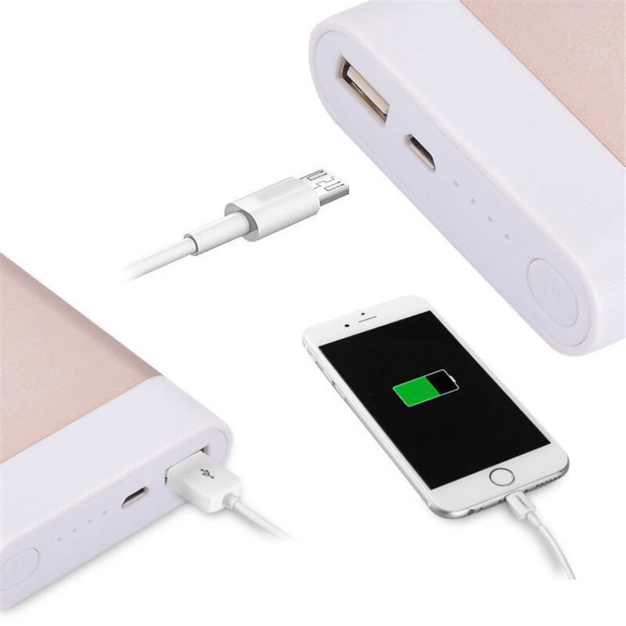 Портативное зарядное устройство DIY 4x18650 корпус зарядного устройства USB для Xiaomi
