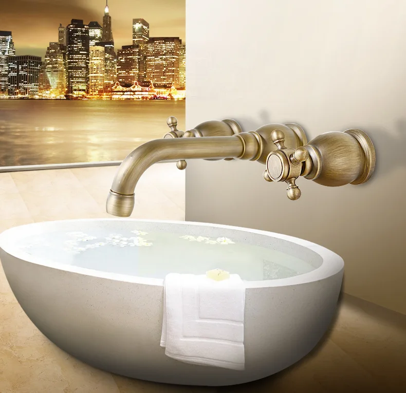 Новое поступление популярный настенный двойной держатель в античном стиле