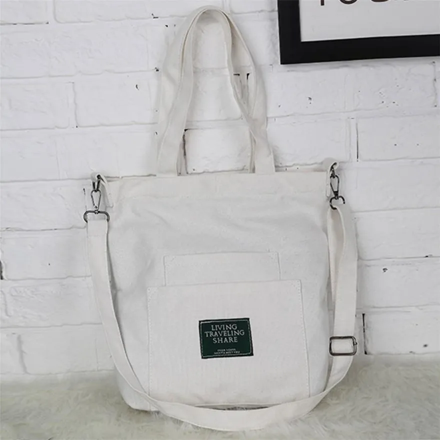 MOLAVE Handbag bag female Solid bags for women Zipper Women's Fashion Canvas Crossbody Shoulder Bags Large Totes Apr7 | Багаж и сумки