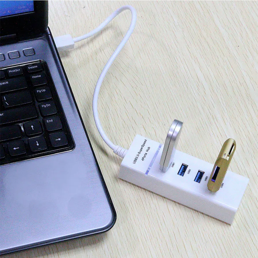 Kebidu Супер Скоростной 4 порта USB 3 0 концентратор s разъем для зарядки