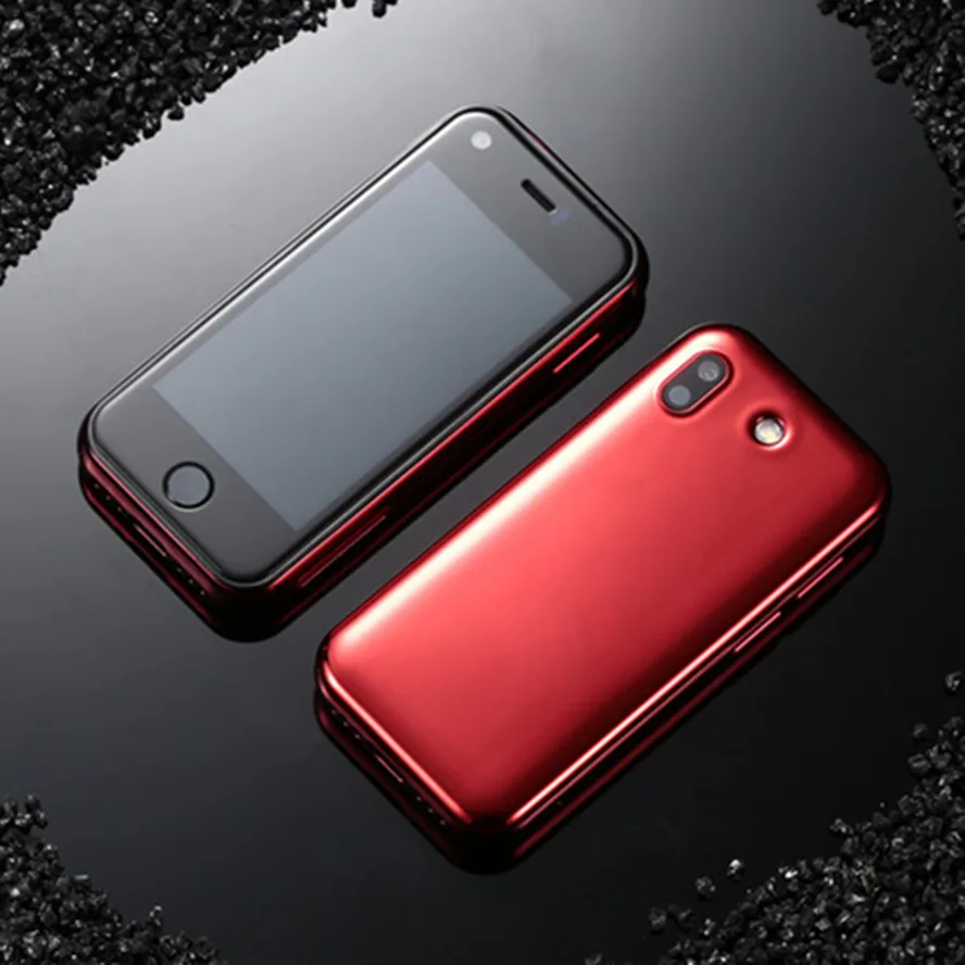 Red Plastic Back SOYES 7S Супер Мини смартфон Android Мобильные телефоны четырехъядерный 1 Гб+ 8 Гб 5,0 МП Две sim-карты PK XS Melorse K15 S9 Plus - Цвет: Red Plastic Back
