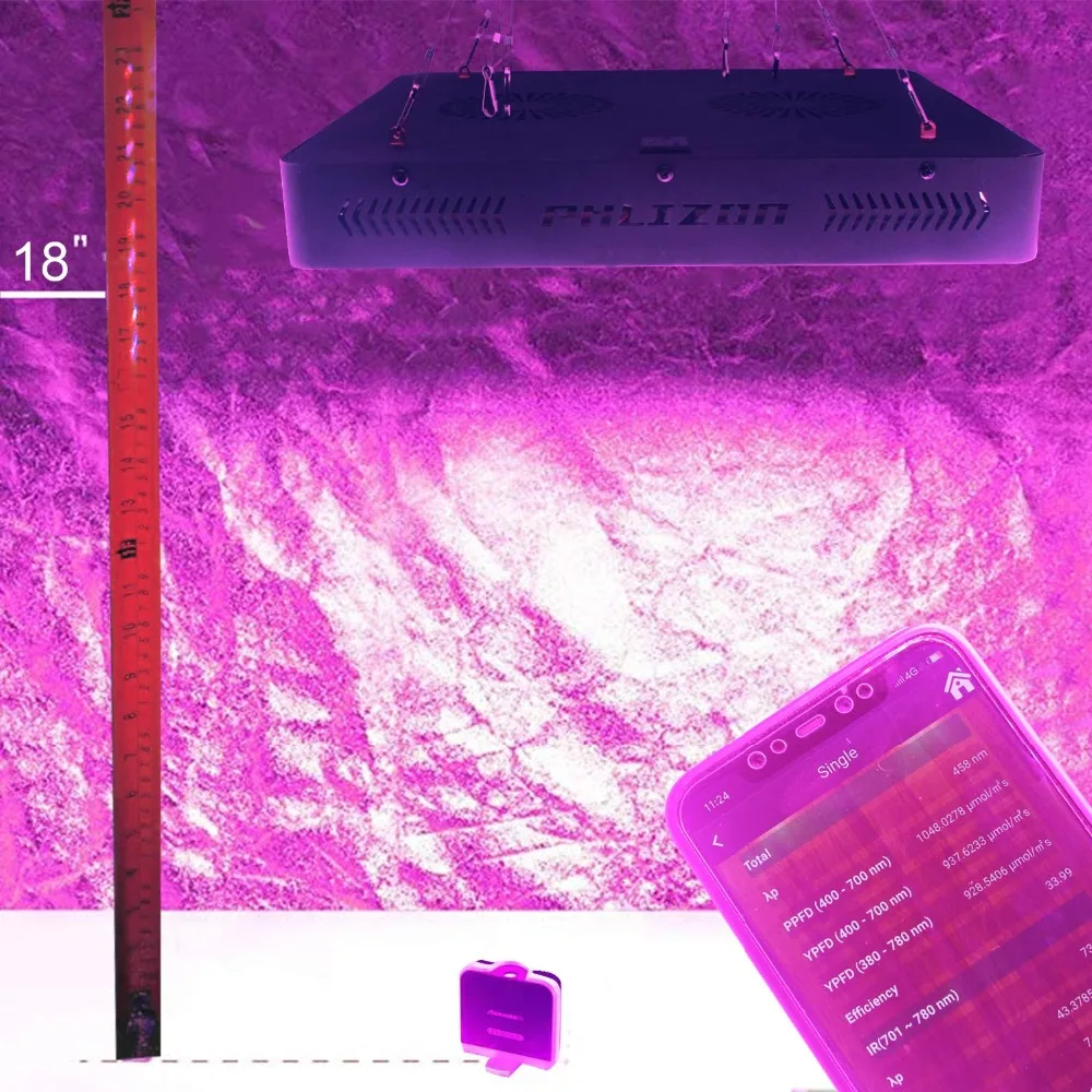 Phlizon 1200 W 1600 W 2200 W светать led phytolamps, высокая мощность PPFD цветок лампы