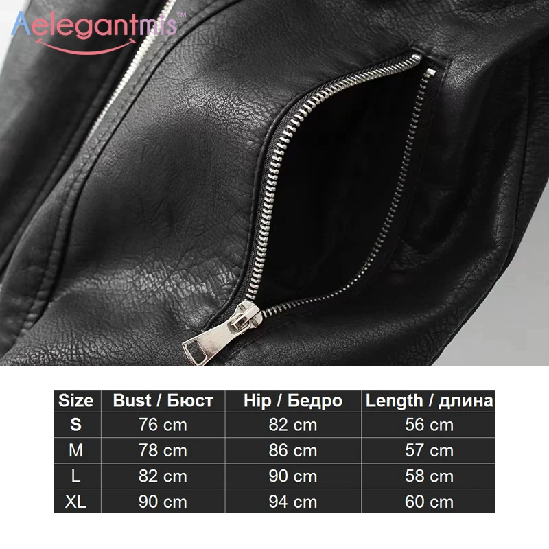 Aelegantmis Cool Slim Autumn PU Leather Dress Women Black Fall Short Leather Overalls Dress Female
