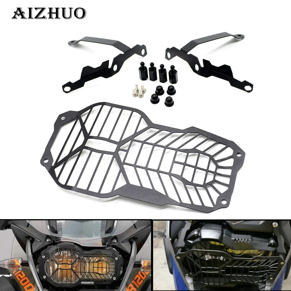 

Hot Motorcycle Headlight Head light Grill Guard Cover Protector For BMW R1200GS ADVENTURE 2013 2014 2015 2016 R 1200GS 1200 GS