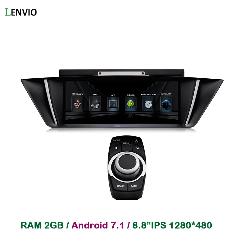 Автомагнитола Lenvio 8 &quotIPS 2 Гб ОЗУ Android 7 1 DVD радио GPS навигация для BMW X1 E84 2009 2015