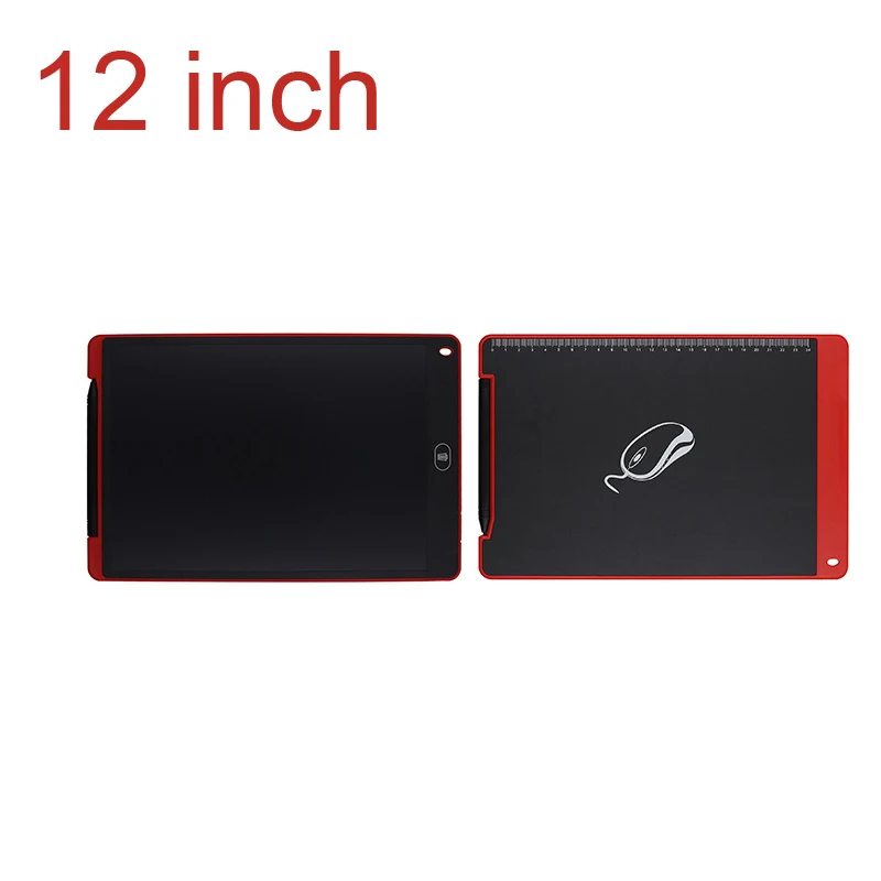 12 inch Набор для рисования 8,5/12/4,4/8,8 дюймов ультра-тонкий Планшеты Портативный доска для письма с ЖК E записи ультравысокой частоты доска дети умные раннего образования детей - Цвет: 12 inch