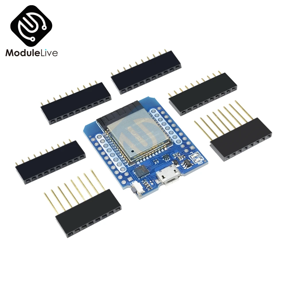 Макетная плата с модулем и штифтами для Arduino DIY KIT Wemos Mini D1 ESP8266 ESP32 ESP 32S WIFI + Bluetooth