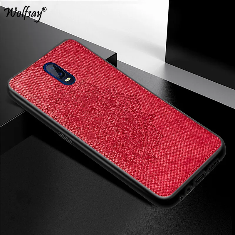 oppo r17 case luxury shockproof soft tpu cloth texture hard back pc phone bumper for oppo r17 silicone cover for oppo r17 fundas free global shipping