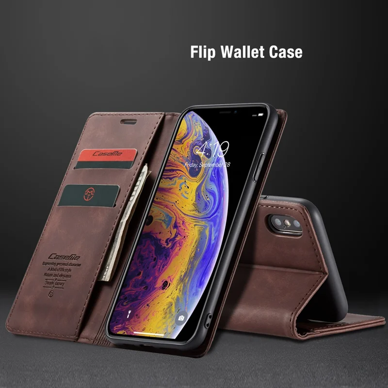Кожаный чехол-книжка с бумажником для iPhone X, XR, XS, Max, чехол с подставкой, Магнитный чехол для телефона, Fundas для iPhone 7, 6s, 6, 8 Plus, чехол, Coque