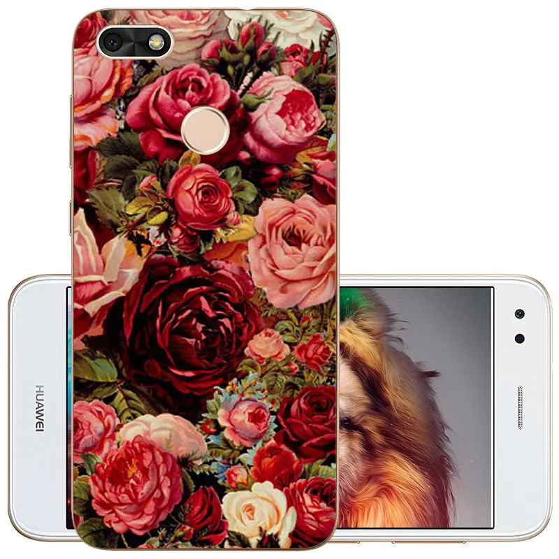 Чехол для huawei P9 Lite Mini с прозрачной рамкой, мягкий силиконовый чехол из ТПУ для huawei Y6 Pro SLA-L22, задняя крышка для телефона - Цвет: ZK