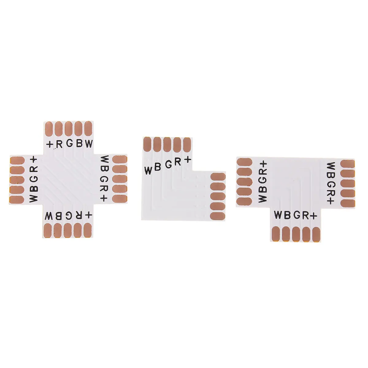 5Pin X L T Shape RGB RGBW Color 5050 Светодиодная лента угловая для кросс адаптер без пайки
