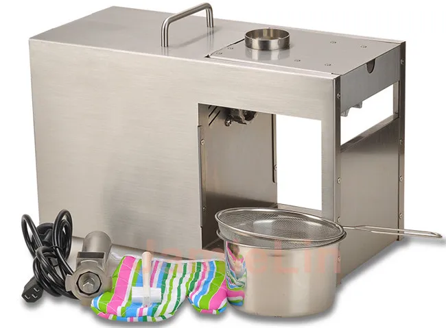 

JamieLin Electric Flaxseed Oil Press Machine Stainless Steel Peanut Oil Presser Cold Hot Oil Machine Sunflower Seeds Rapeseed