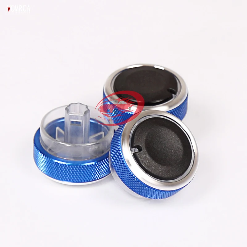 3Pcs Aluminum Alloy Air Conditioning Switch Classic for Ford Focus 2 MK2 focus 3 MK3 ST RS 2005-2014 Mondeo Knob Buttons | Автомобили и