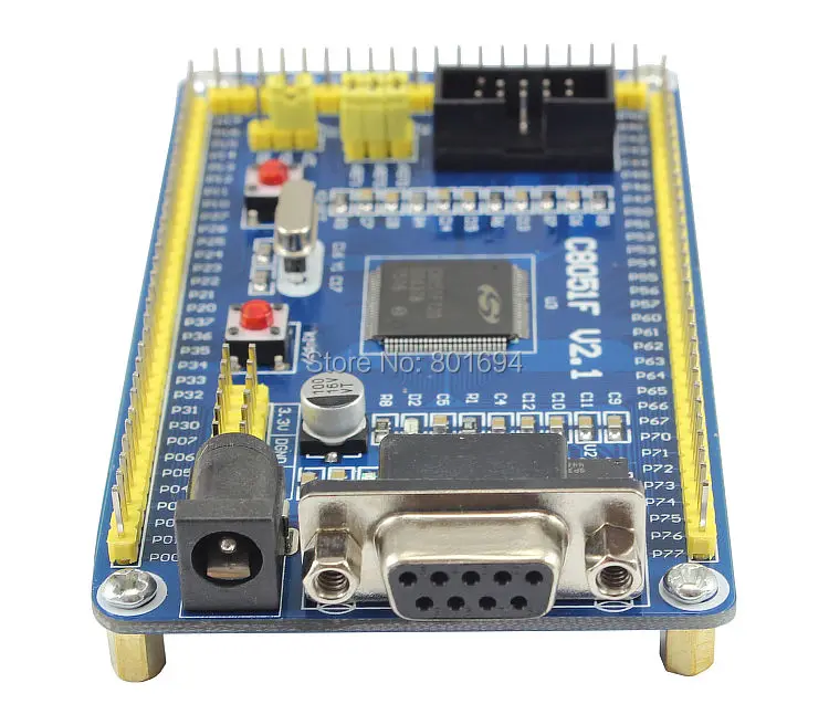 C8051F120 Core/макетная обучающая плата/C8051F минимальная система для 12-битной AD/DA
