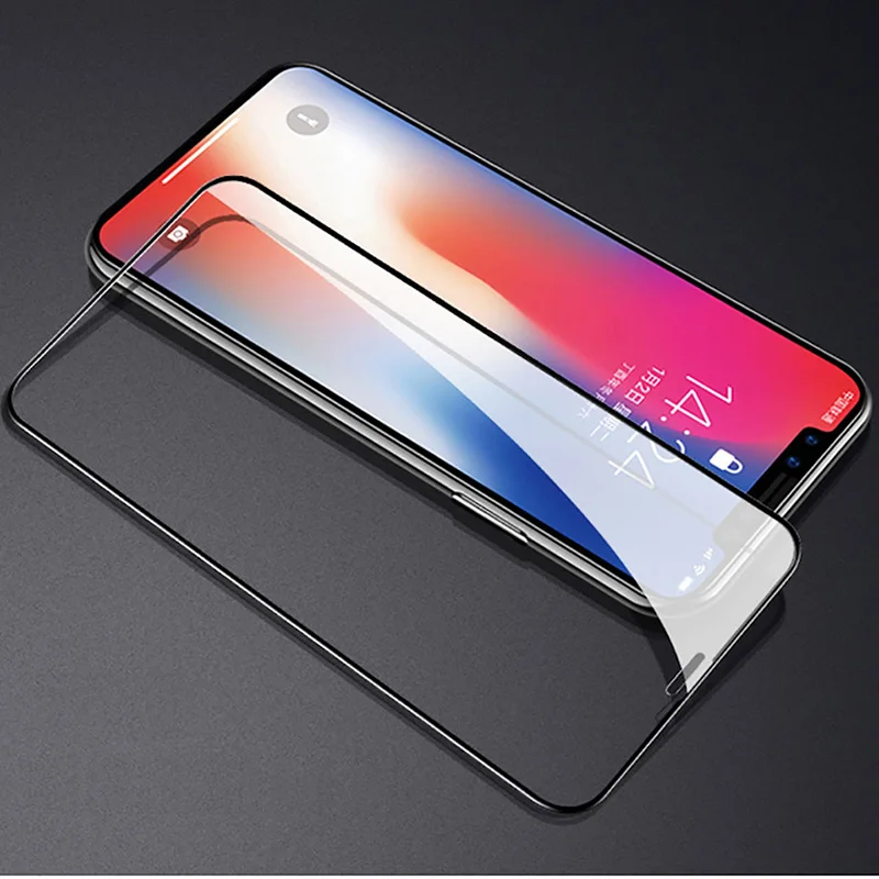 9D стекло на iPhone XS X Max защита экрана закаленное для 7 8 6 6S Plus XR 10 защитная пленка |