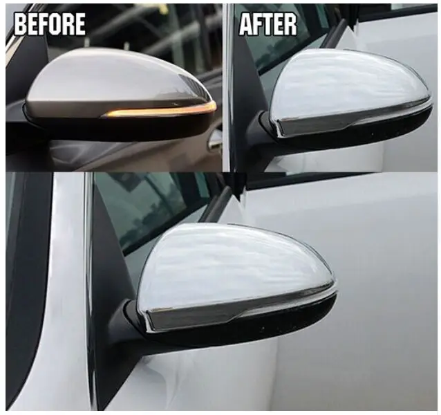 

Hot ACCESSORIES FIT FOR KIA OPTIMA K5 2016- JF CHROME SIDE MIRROR REAR VIEW COVER TRIM MOLDING BEZEL CAP OVERLAY GARNISH