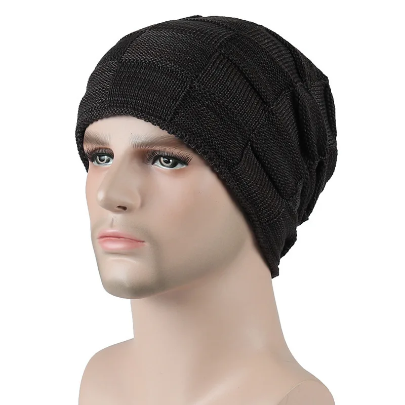 Seioum Balaclava Knitted hat warmer Winter wool Hats For Men women skullies beanies warm Fleece cap gorro feminino | Аксессуары для