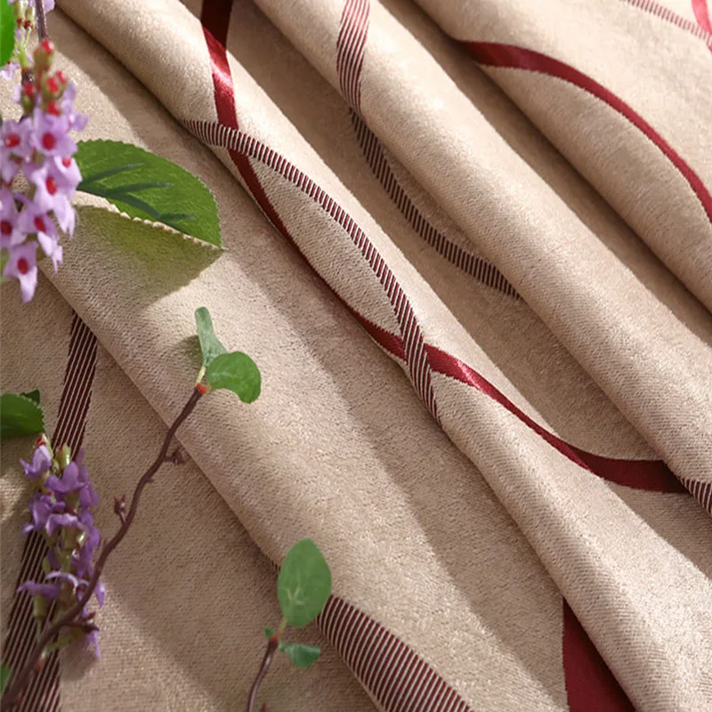 Жаккардовые Плотные затемненные шторы для гостиной спальни современные двойные