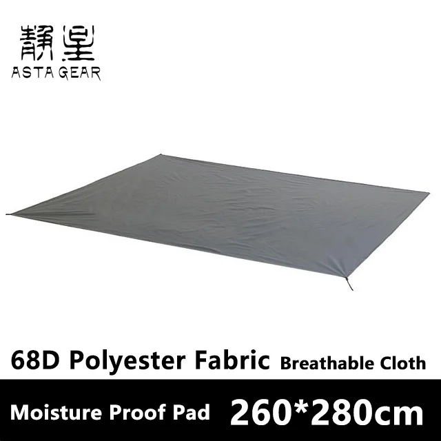 40D Nylon Footprint Asta gear Windwisper Seires кемпинговая палатка для 4 человек, Семейные палатки 30D с нейлоновым силиконовым покрытием, Непромокаемая ткань, большое пространство - Цвет: 40D Nylon Footprint