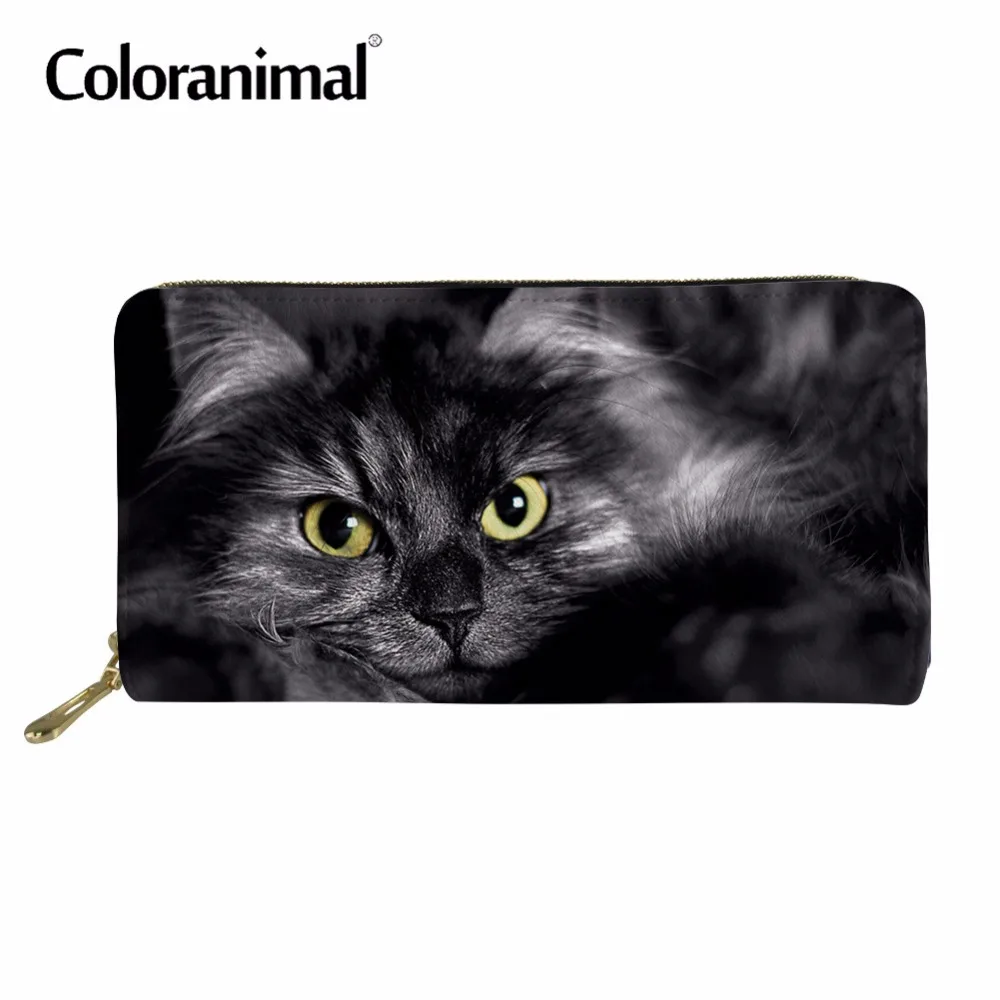 Coloranimal Новинка мужской кошелек кожзам дизайнерский женский длинный Симпатичные
