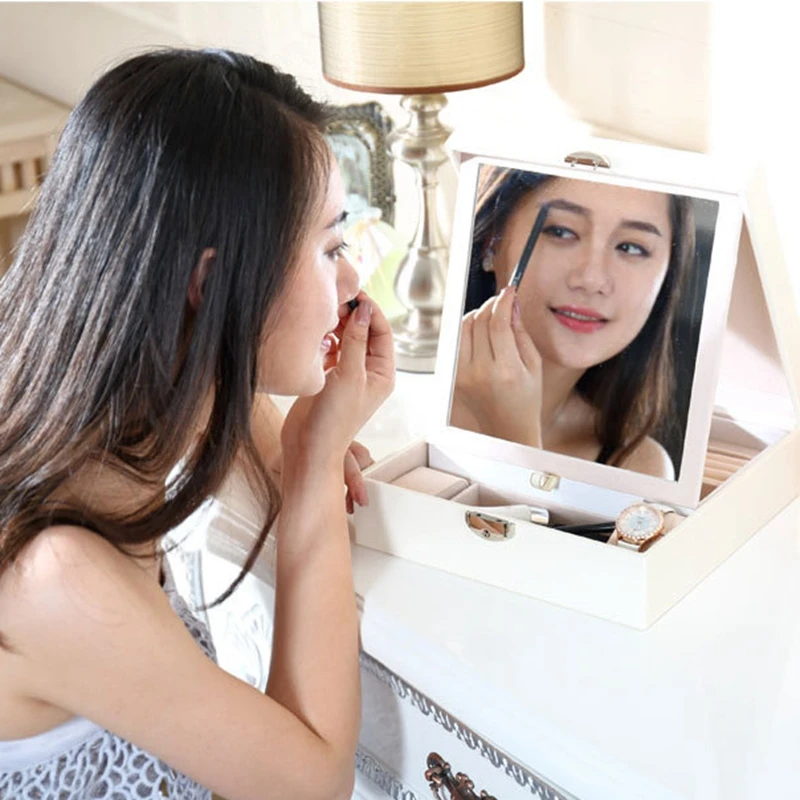 Высокая Ёмкость Путешествия хранения Рабочий стол косметичку косметических